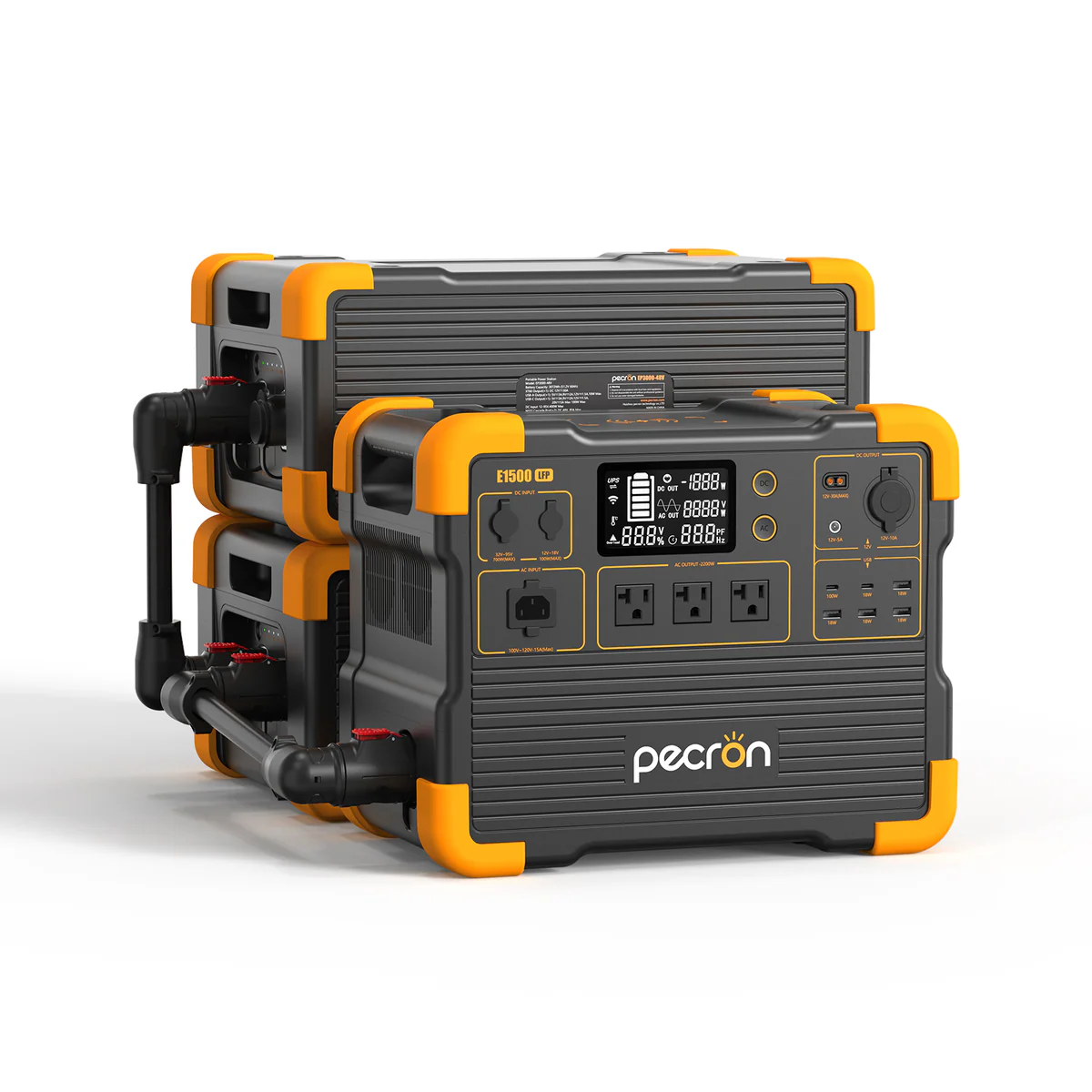 תחנת כוח Pecron E2000 LFP + סוללת הרחבה EB3000