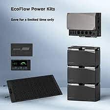 קיט מערכת סולארית ביתית ECOFLOW POWER KIT 3600/6000W 4Kwh - סולארי 4860W