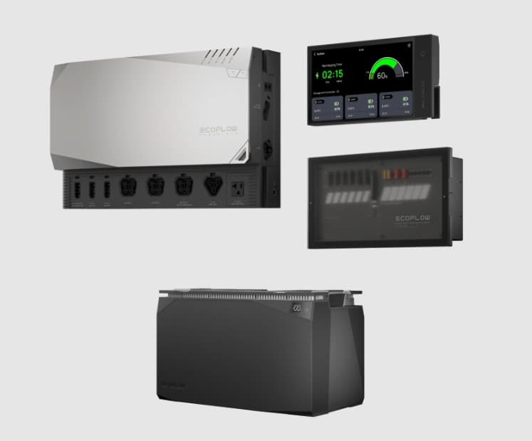 קיט מערכת אגירה ECOFLOW POWER KIT 3600/6000W  10Kwh