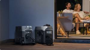 תחנות כוח EcoFlow על מרפסת בית, חלופה שקטה ובטוחה לגנרטור