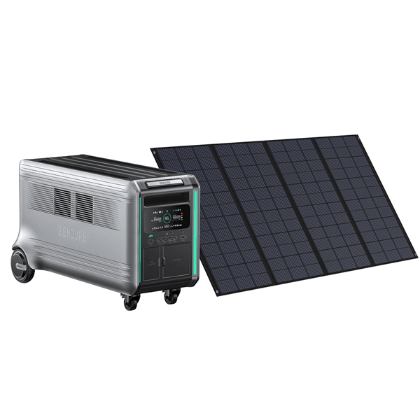 תחנת Zendure SuperBase V 4600 עם פאנל סולארי